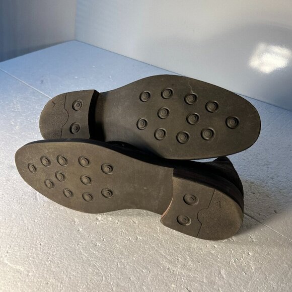 1901 SZ 13 Mens Charcoal Gray Chukka Lace Up Boot Retro Vintage Moto Timeless - Picture 9 of 10